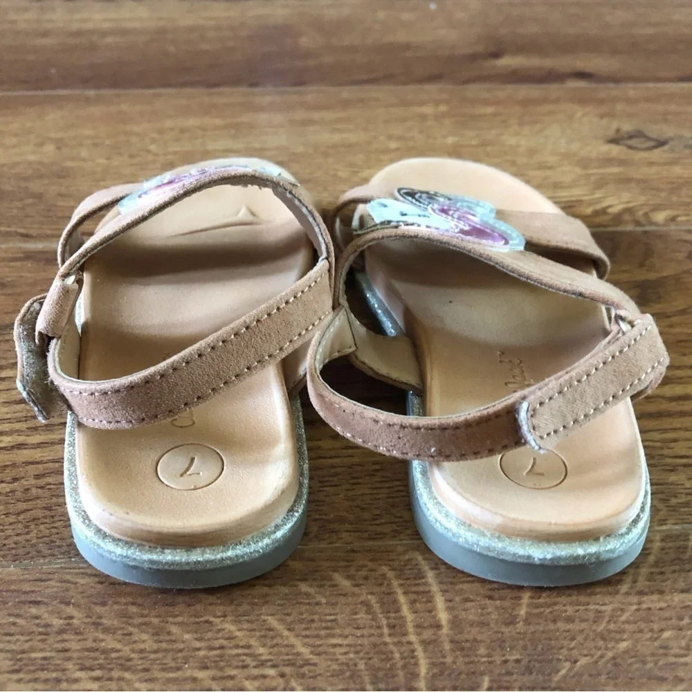 Cat & Jack unicorn sandals in size 7